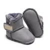 Mode luxe Designers Infant Toddler Prewalker Chaussures Date Bottes Hiver Bébé Chaussures Nouveau-Né Garçons et Filles Bottes Chaudes Taille 11cm-12cm-13cm