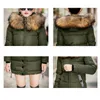 معاطف الخندق النسائية طوق الفراء للسيدات بالإضافة إلى حجم 3XL Women Winter Coated With Winter Female Ofterear Barky Stack