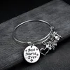 Ever Pendentif Bracelet Bracelet Graduation Cadeau Bijoux Caducée Cap Stéthoscope Charmes Filles Bracelets En Acier Inoxydable