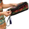 Retro Women's Coin Ethnic Purses Embroider Purse Wallet Clutch Card Holder Phone Bag 1UC2 4OR4