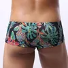 Cueca boxer masculina estampada masculina bojo bolsa roupa de banho cintura baixa roupa de praia roupa de banho masculina roupa íntima sexy shorts de surf