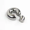 21 Sizes Scrotum Pendant Stainless Steel Cockrings Pressing Block Mini Glans Ring Penis Bondage Pendants Cockring Sex Toys for Men BB-215