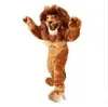 Lion Mascot Costume Fursuit Suits Party Game Animal Fancy Dress Outfits Kleding Carnaval Halloween Xmas Pasen Volwassenen