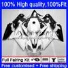 Injectie OEM voor Aprilia RSV125RR White Black Hot RSV-125 RSV 125 RS 125 RR 125RR Fairing 8NO.93 RS-125 RS4 RS125 06 07 08 2009 2010 2011 RSV125 2006 2007 2008 09 10 11 Lichaam