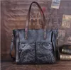 Borsa a mano in vera pelle Cartella di design femminile Borsa a tracolla da donna Messenger grande in vera pelle