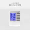 Multi-functional pen holder perpetual calendar clock creative office supplies backlight display electronic clock Pencil Cases