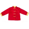 Ethnic Clothing 4Colors Boys Girls Chinese Style Qipao Tops Retro Shirts Kids Red Tang Suit Coat Children Year Clothes Zen Tea Casual Blouse