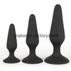 Massage 3 pièces Mini Silicone Plug Anal jouets sexuels pour débutants formation réaliste gode Prostate Massgaer Anus Butt Plugs Masturbation masculine