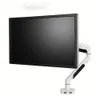 Supporto per monitor Loctek Q7 Supporto per molla a gas da tavolo bianco Braccio di montaggio Display completo con due porte USB