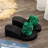 Sandali estivi 2021 pantofola con fiocco da donna infradito da esterno per interni scarpe da spiaggia moda femminile Casual pantofola a fiori regalo