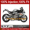 حقن العفن الجسم لسيارات BMW S-1000 S1000 S 1000 الأخضر الأحمر الأسود RR S1000RR 19 20 21 22 هيكل السيارة 21NO.64 S 1000RR S-1000RR 2019 2020 2021 S1000-RR 19-21 100٪ تناسب OEM FLATING