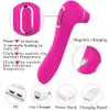 Hiwup Sex Sucking Toys Giocattoli Vibratore Potente clitoride Sucker Pompino Tongue Stimolatore Nipple VAGINA PUMINA PUMINA POMPA POMPA PER DONNA X0401