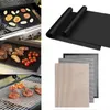 Tools & Accessories 3/1Pcs Non-Stick Barbecue Grilling Mats High Temperature Bbq Baking Mat Cooking Sheet Easily Cleaned Meshes Tool Sets