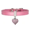 Collari per cani Collare Abrrlo Collare regolabile per animali domestici Collana con ciondolo a cuore per cani di piccola taglia Accessori per guinzaglio per gatti Yorkshire Puppy1