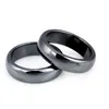 Hematite Rings Basic Band Ring for women men,Size 7 8 9 10 11 12 13