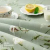 Tovaglia da pranzo ovale con fiori stampati moderni Tovaglia in cotone e lino per caffè e tè con pizzo per la decorazione domestica esterna 2106344C