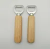 Wood Handle Beer Bottle Opener Stainless Steel Real Wood-Strong Kitchen Tool Wooden Manual Bottle-Opener SN2949