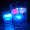 防水LEDアイスキューブマルチカラーフラッシンググローダークレッドライトアップアイスキューブバークラブ飲酒パーティーワインウェディングデコレーションナイトライト960PCS/ロット