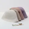Colorway Solid Bucket Hat Unisex 갈색 모자 여성을위한 화이트 힙합 모자 여름 모자 비치 태양 Fishman 선물 넓은 가장자리