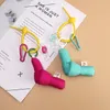Porte-clés créatif couleur bonbon porte-clés femme belle torsion douce acrylique décoratif sac pendentif porte-clés femmes fille Gits Smal22