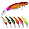 6 Color Mixed 7cm 4g Minnow Hard Baits & Lures 8# Treble Hook Fishing Hooks Pesca Tackle V-62