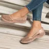Yaz Kadın Takozlar Ortopedik Sandalet Ofis Ayakkabıları Kadın Vintage Oymak Vintage Rahat Dikiş Bayanlar Bunyon Üzerinde Kayma