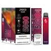 US Warehouse 5000 puffs Eletronic Cigarette Original Mesh Coil Poco Huge Disposable Vape Pen Rechargeable 15ML 8 Color Device Newest Vapor pen