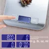 5 kg 10 kg balance de cuisine numérique affichage LCD aliments en acier inoxydable pour la cuisson cuisson pesage électronique précision s 210728