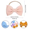 Bebe Headbands 12 cm Big Bow Girls Doble Layer Bowknot Hairbands Children Kids Accesorios para el cabello Infant Soft Nylon Elástico Headwear KHA116