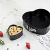 New4 / 7/9/10 inç Bakeware Yaratıcı Yuvarlak Kalp Şeklinde Springform Pişirme Kalıp FDA Yapışmaz Gıda Sınıfı Kek Pan Seti EWE6668