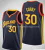 2020-21 New Men Women Kids Youth Kelly 12 Oubre Jr. James 33 Wiseman Stephen 30 Curry Jerseys 농구 City Navy Black Yellow Blue White