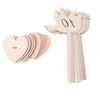 Decorazione per feste in legno Love Bird Table Number 1-10 / 11-20 Stand Freestanding Craft per matrimonio in spiaggia Baby Shower Decorazioni nuziali