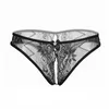 Lace Open kruis broek sexy slipje voor vrouwen ademende slip doorzie door ondergoed lingeries kleding zwart wit rood