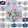 Unicorn filt barn vuxen gga2200 varma sherpa hooded wrap vinter tecknad filtar fleece unicorns handduk utomhus resa cloak ho aggs 731 r2