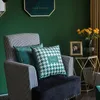 Cuscino/cuscino decorativo moderno fodera per cuscino in velluto verde blu animale stampato dorato federa per divano decorazione per la casa