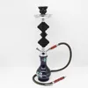 Waterpijp Shisha Bong Roken Water Metalen Pijp Set Keramische Kom Arabische Stem Acryl Vaas Gereedschap Slang Pompoen Diamant 3 Stijlen gereedschap Accessoires