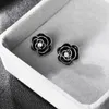 Stud Beroemde ontwerpers sieraden oorrang kleine camellia bloemen charm mode oorbellen voor vrouwen
