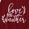 Summer Wine Red Front Tie Knot Tank Tops for Mommy and Me 210528