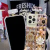 Étui de bouteille de parfum de luxe Bling 3D, étui de téléphone en cristal et diamant, bricolage iPhone 12 pro max 12mini 11 11promax XS XR 8 7 Plus shel7277392