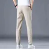 Jantour Brand Otoño Pantalones casuales para hombres Pantalones para hombres Pantalón masculino Slim Fit Trabajo Elástico Cintura Pantalones para correr Tallas grandes 28-38 211112