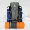 新しい 75L 大容量登山バックパックスポーツバッグ防水旅行リュックサックキャンプハイキングトレッキングバックパックモールアウトドアバッグ Y0721