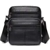 Men's Genuine Leather Fashion Small Crossbody Messenger Shoulder Handbags