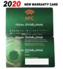 Caixas de relógio Cartão de garantia internacional verde Personalizar recursos NFC 2021 Estilos Edição 116610 116500 126660 Custom made o número de série exato HelloWatch