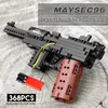 The Mausers C96 Pistol Model Gun Building Block MOLD KING Serie militare 14011 368PCS Assemblaggio Mattoni Giocattoli di compleanno per bambini Regali di Natale per bambini