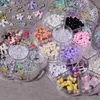 Nail Art Decorations 1 Box Multi-type Bow-knot Bears Faux Pearl DIY Crafts Creative Rhinestones Jewelry For Design