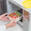 New7pcs / conjunto de alimentos recipiente de plástico bento fresco caixa de fresco geladeira multi capacidade crisper arco-íris arco-íris caixas de armazenamento de cozinha RRA10820