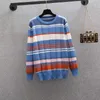 Mujeres invierno Argyle suéter y jerseys de manga larga onda punto pull jumpers coreano suéteres de gran tamaño roupa mujer 210604