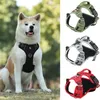 Reflekterande hunds sele Justerbar säkerhetsfordonsledremmar Andningsbar Walking Training Perros Accesorios