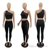 Zomer kleding vrouwen outfits massief trainingspakken mouwloos vest shirt + broek Sheer mesh tweedelige set casual zwarte sportkleding plus size 2XL