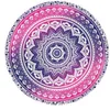 Mandala Round Tapestry Sommarstrand Picnic Kasta Rug filt Böhmen Mats Hem Textil Trädgård Multifunktionell användning 211124